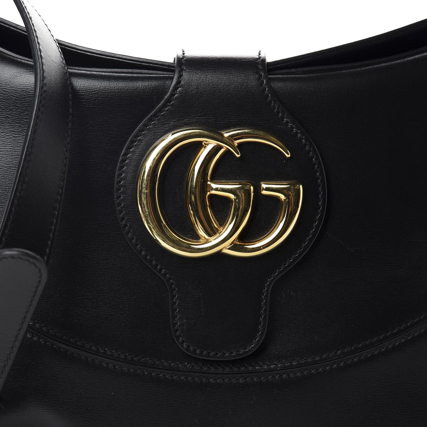 Calfskin Medium Arli Shoulder Bag Black
