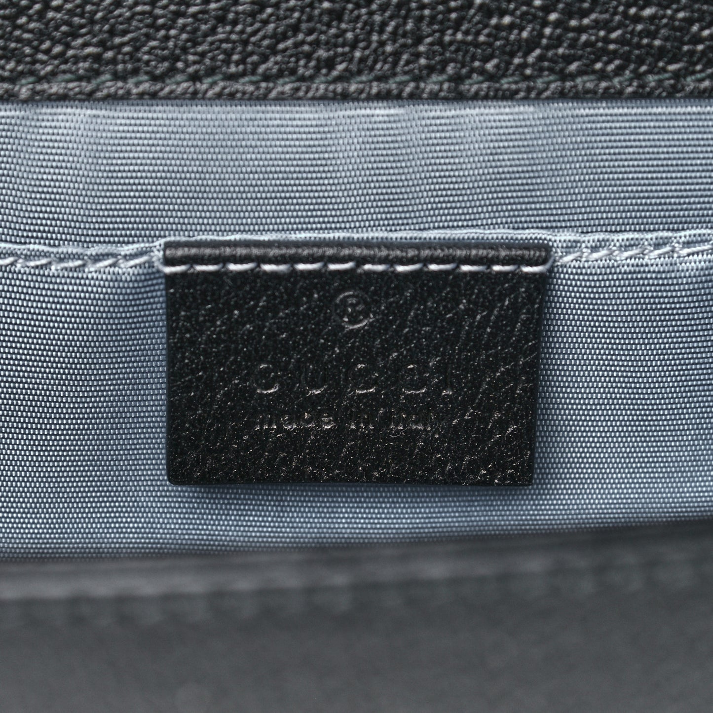 Grained Calfskin Bee Star Small Padlock Shoulder Bag Black