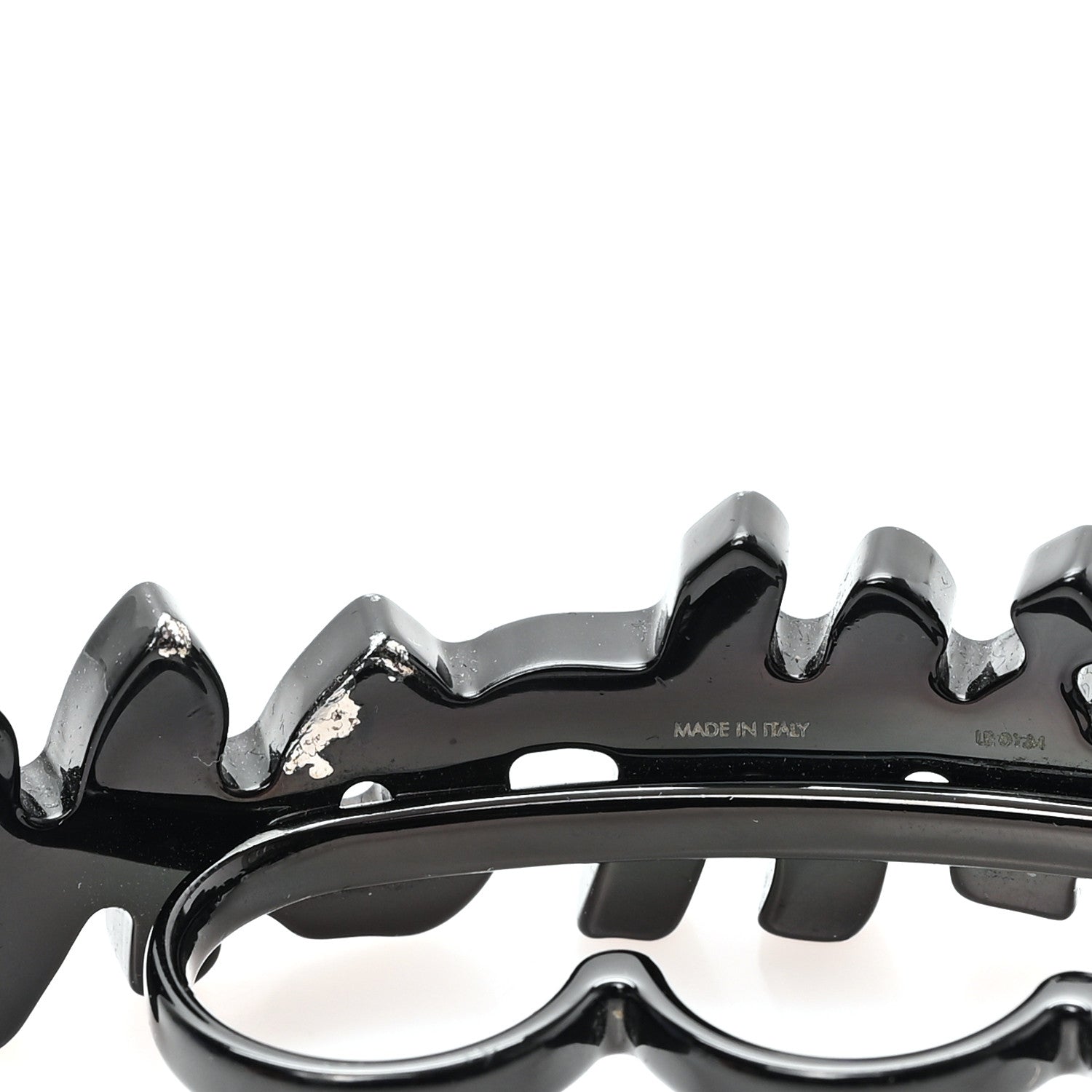 Louis Vuitton Metal Graffiti Knuckle Ring Set Black 4 of 4