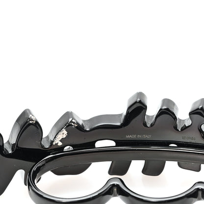 Louis Vuitton Metal Graffiti Knuckle Ring Set Black 4 of 4