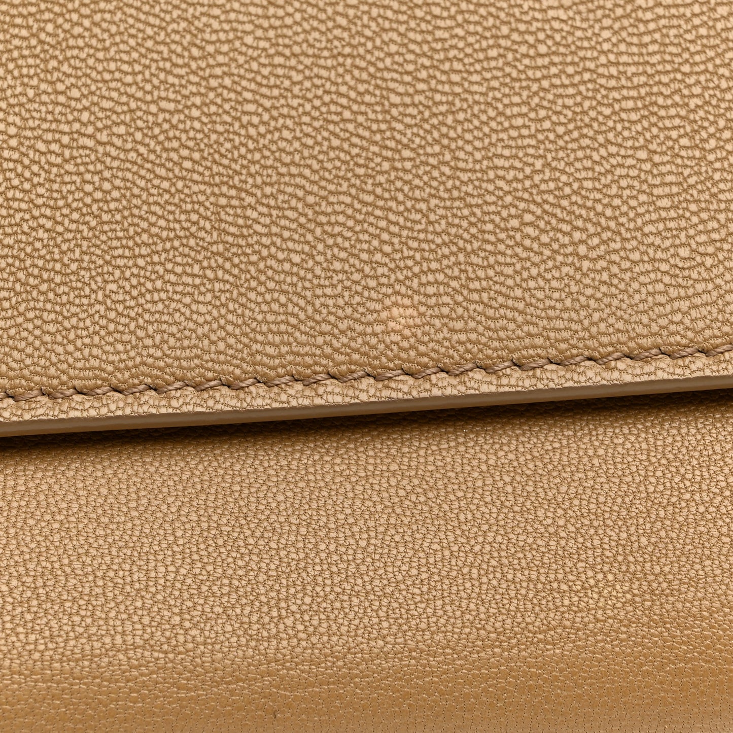Calfskin Monogram Large Belle De Jour Clutch  Beige