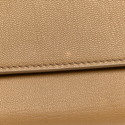 Saint Laurent Calfskin Monogram Large Belle De Jour Clutch  Beige 10 of 12