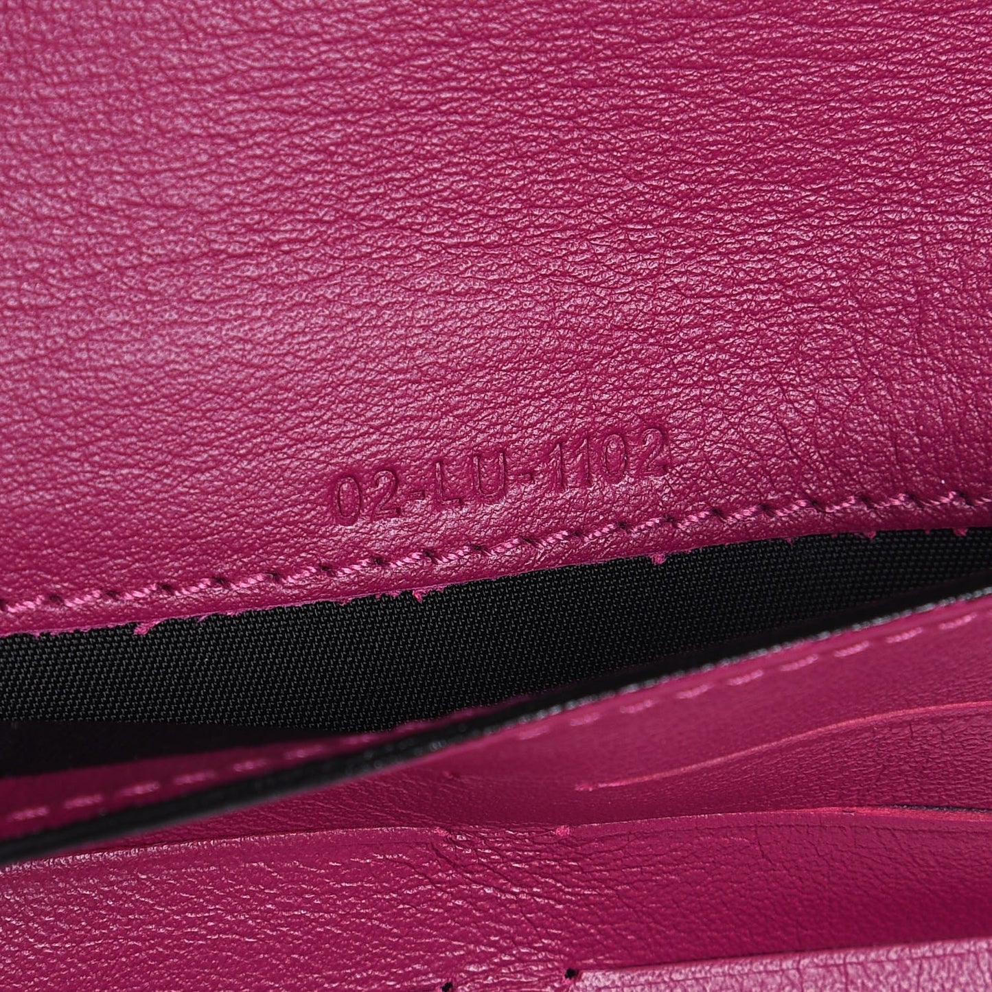 Calfskin Diorissimo Wallet Black