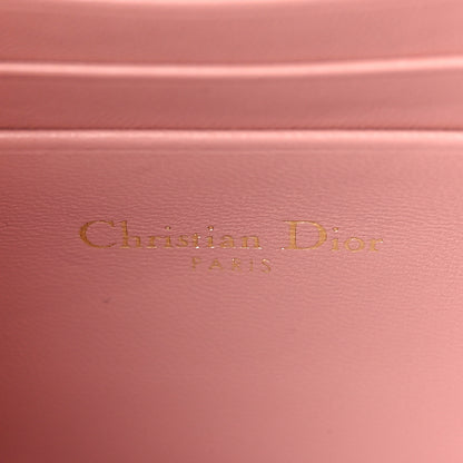 Christian Dior Calfskin Macrocannage Mini Caro Bag Rose De Vents 6 of 9