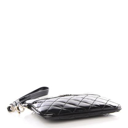 Burberry Patent Quilted Wristlet Black 3 of 7