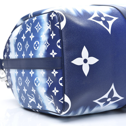 Louis Vuitton Monogram Escale Keepall Bandouliere 50 Blue 7 of 9