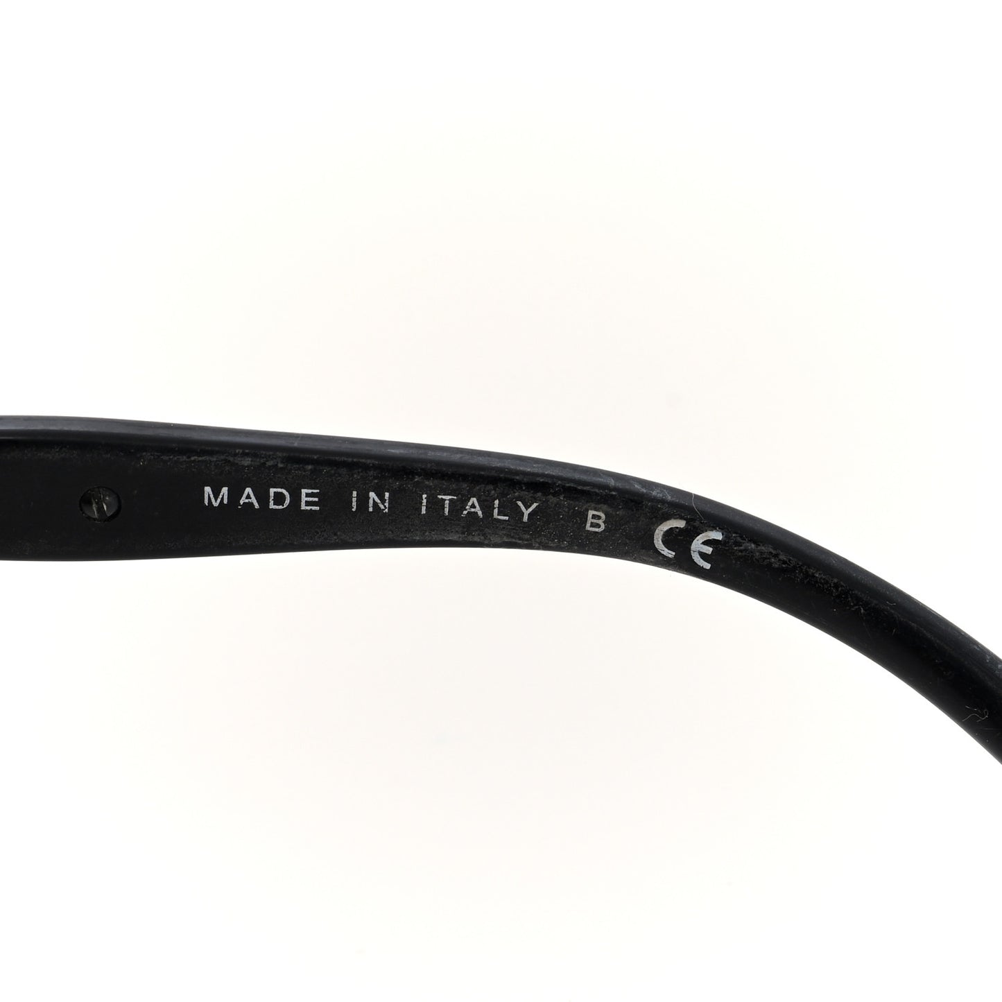 Calfskin Square Chain Sunglasses 5360-Q Black