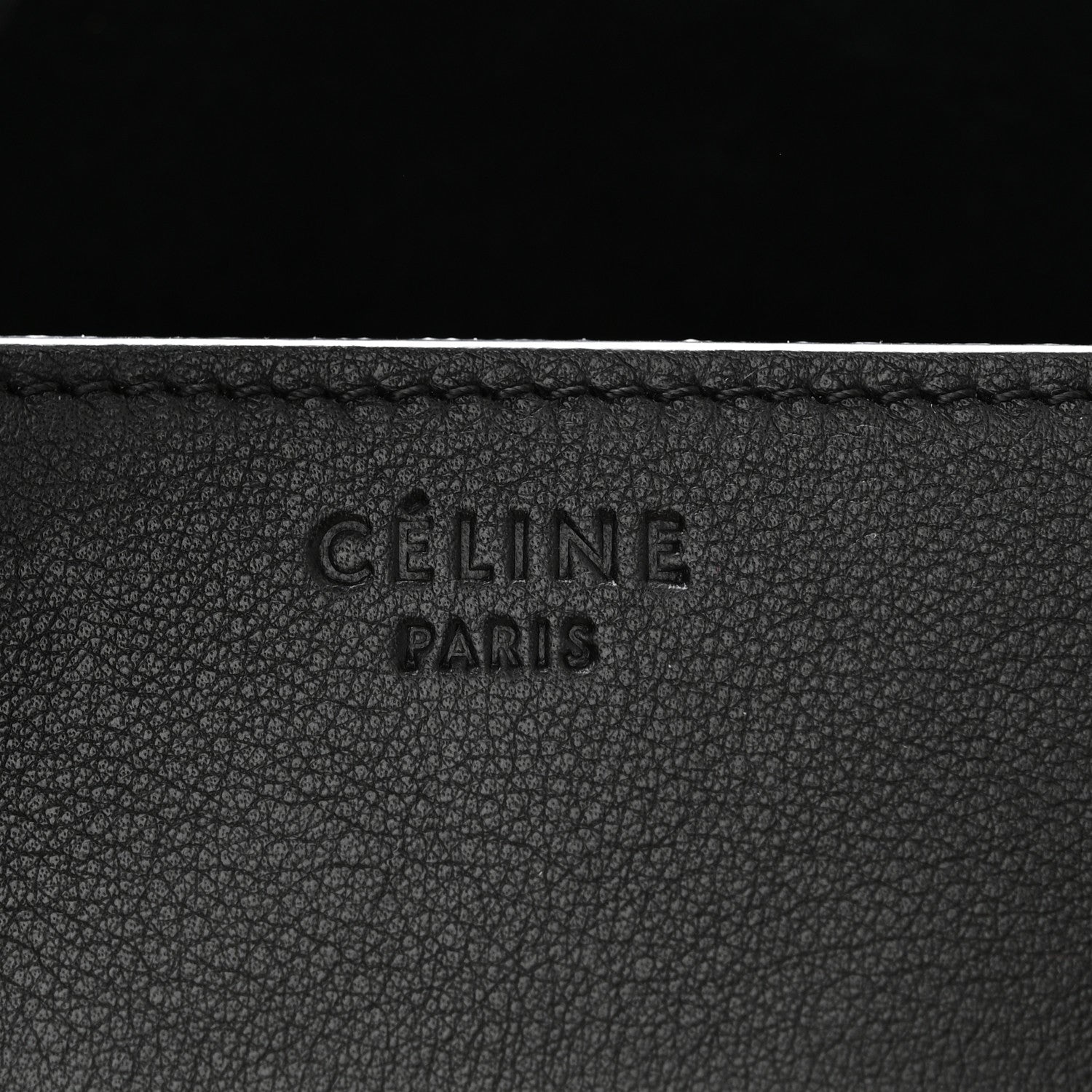 Celine Grained Calfskin Medium Phantom Luggage Black 6 of 11