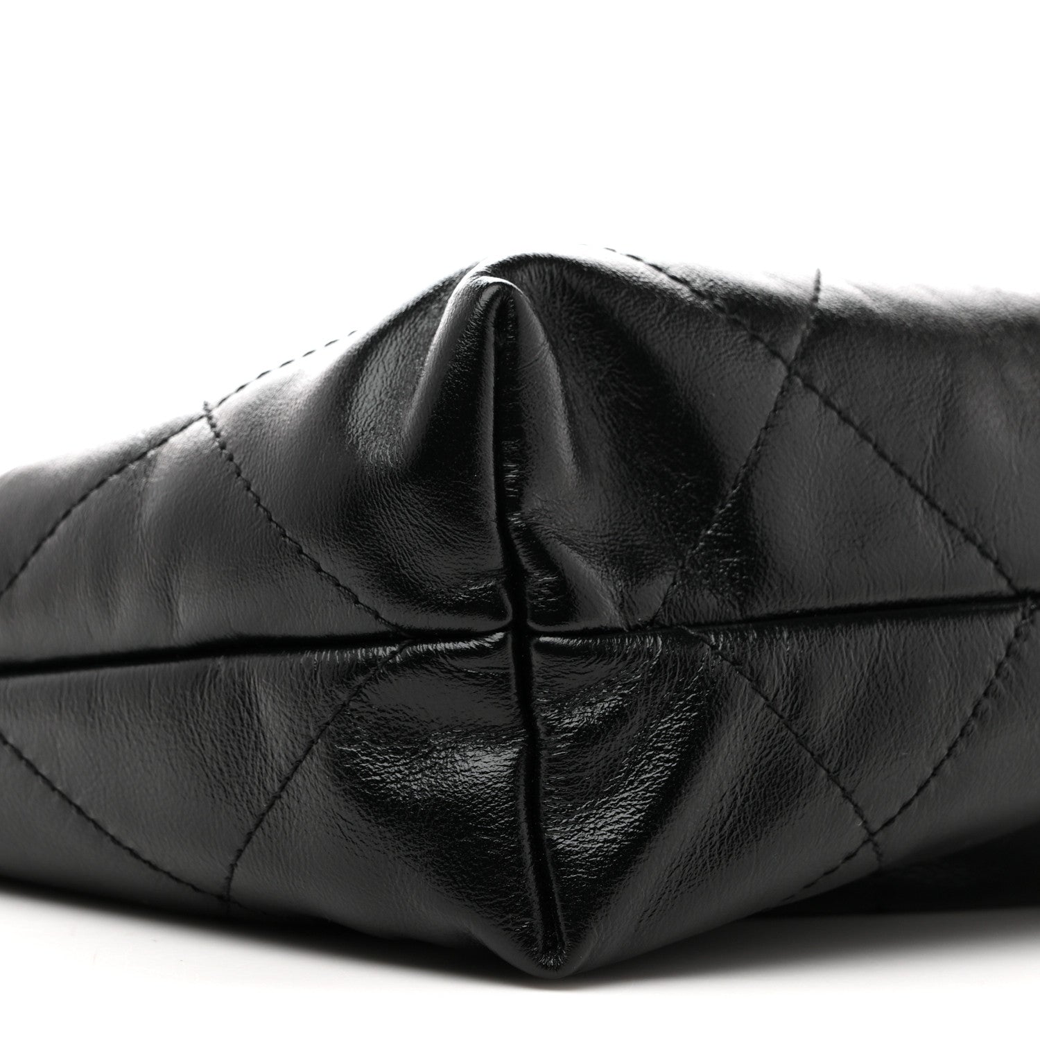 Chanel Shiny Calfskin Quilted Small Chanel 22 Black 10 of 11