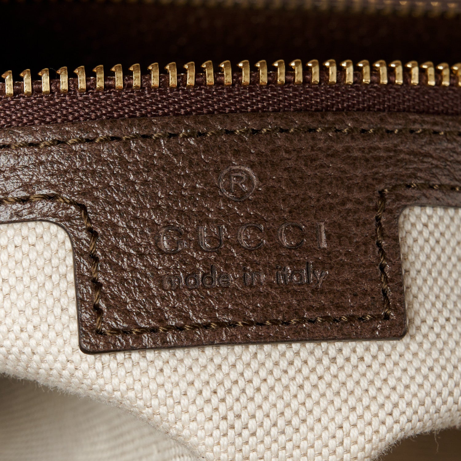 Gucci GG Supreme Monogram Textured Dollar Calfskin Web Studded Mini Ophidia Flap Shoulder Bag Beige Ebony New Acero 6 of 11