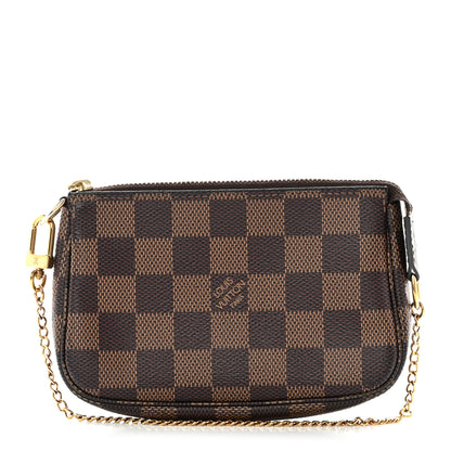 Louis Vuitton Damier Ebene Mini Pochette Accessories 1 of 9