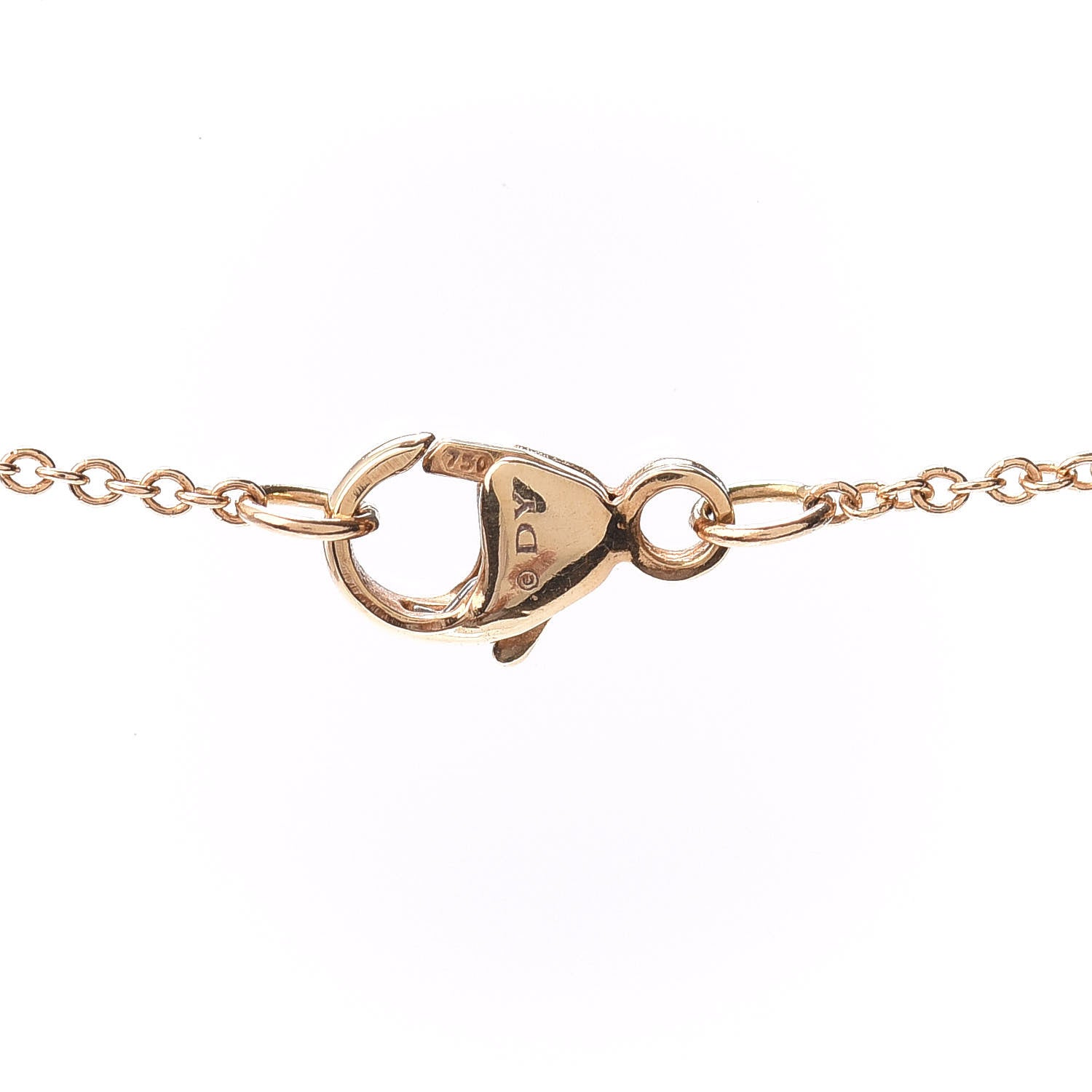David Yurman 18K Yellow Gold Blue Sapphire Diamond Evil Eye Necklace 4 of 4