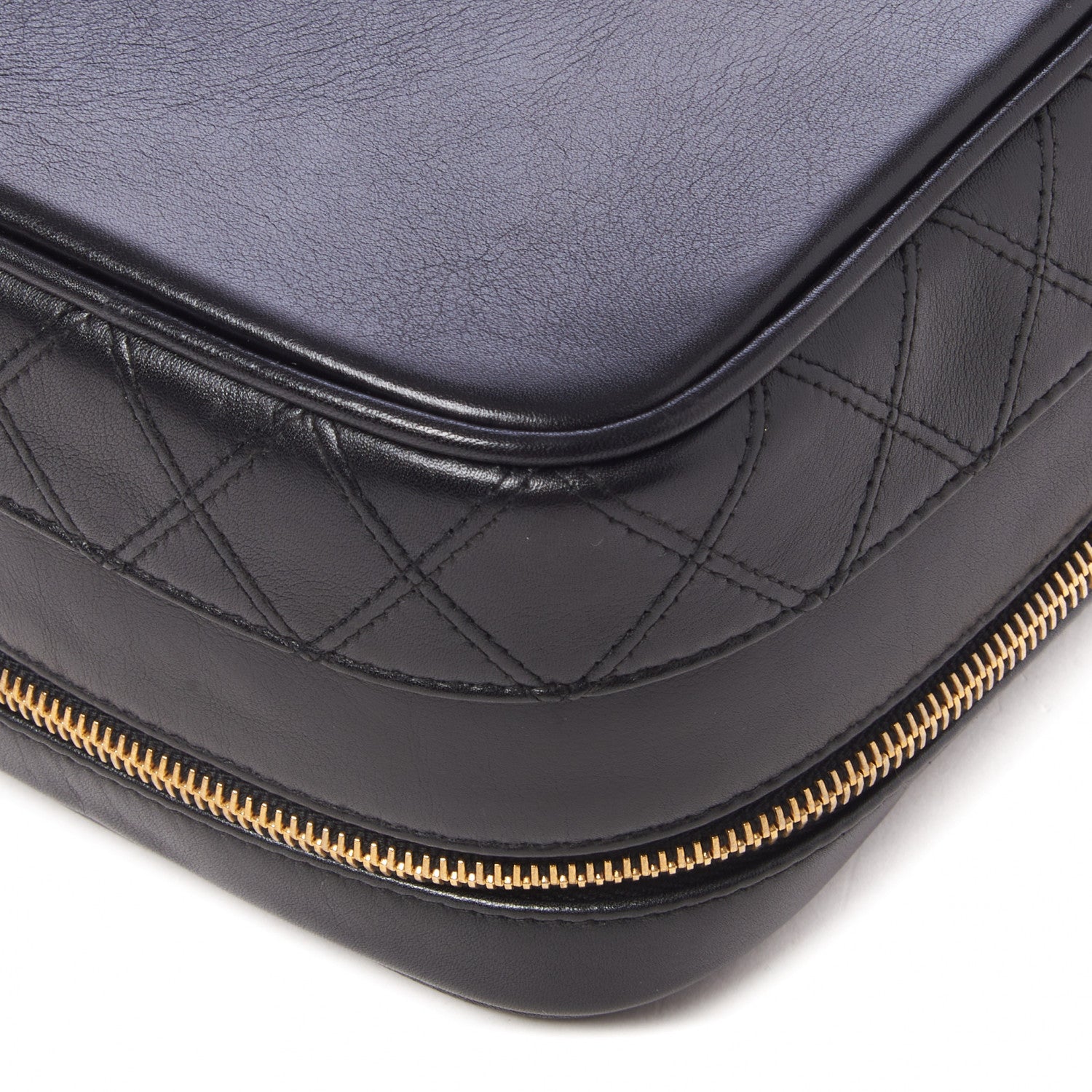 Chanel Lambskin Vanity Cosmetic Case Black 5 of 9