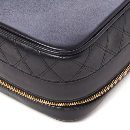 Chanel Lambskin Vanity Cosmetic Case Black 5 of 9
