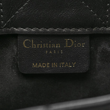 Christian Dior Calfskin Macrocannage Mini Book Tote Black 6 of 10