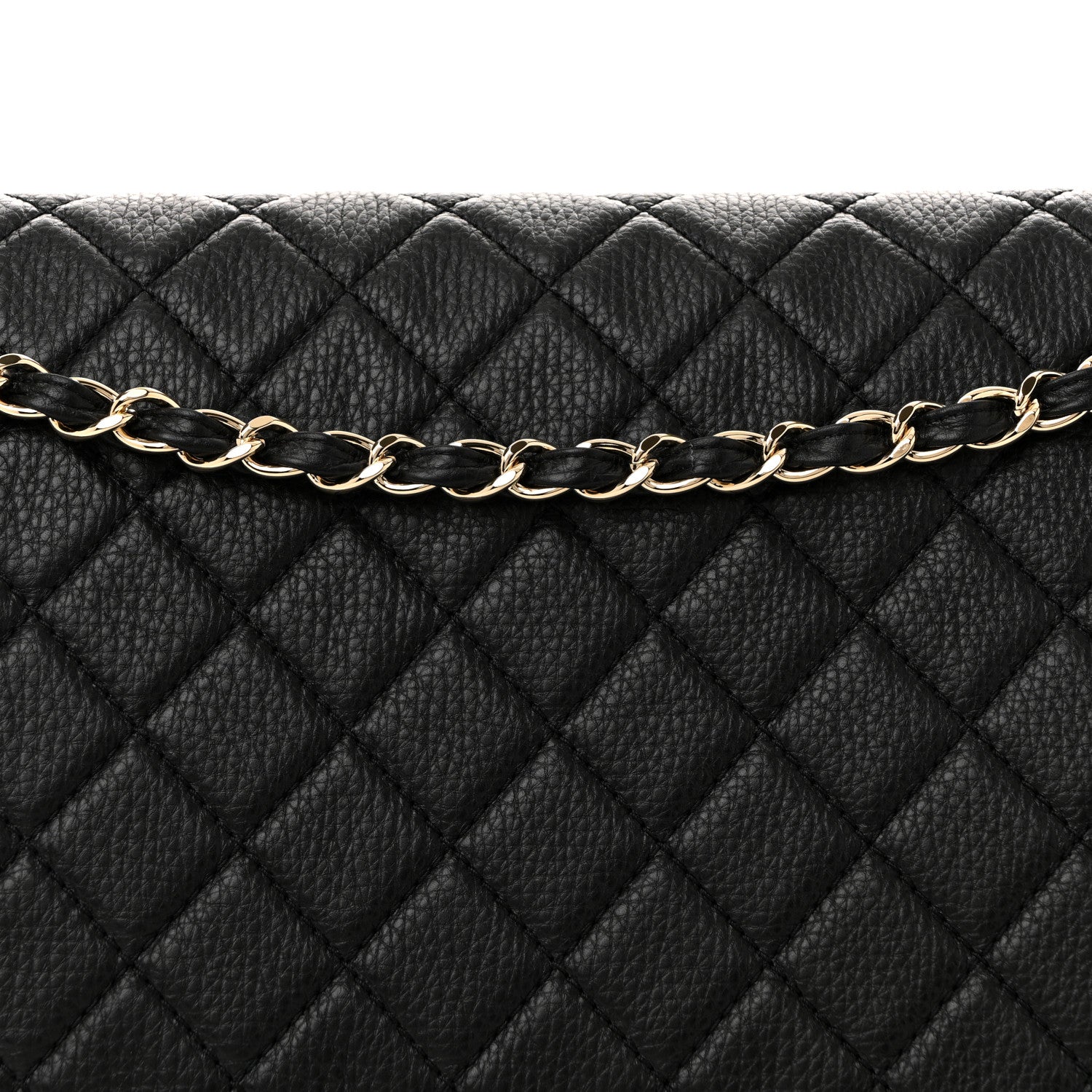 Chanel Calfskin Quilted XXL Travel Flap Bag Black 8 of 10