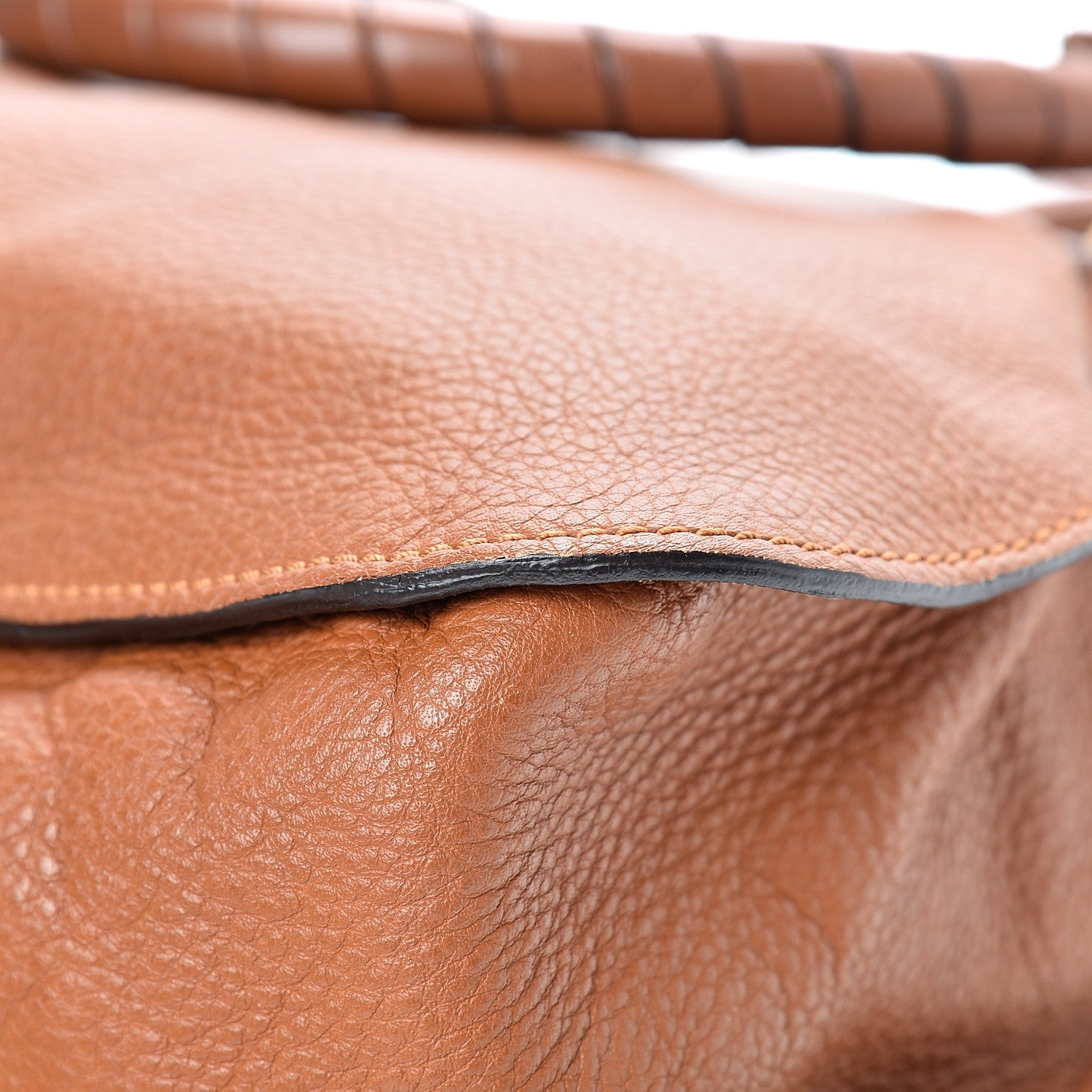 Chloe Calfskin Medium Marcie Satchel Tan 10 of 23