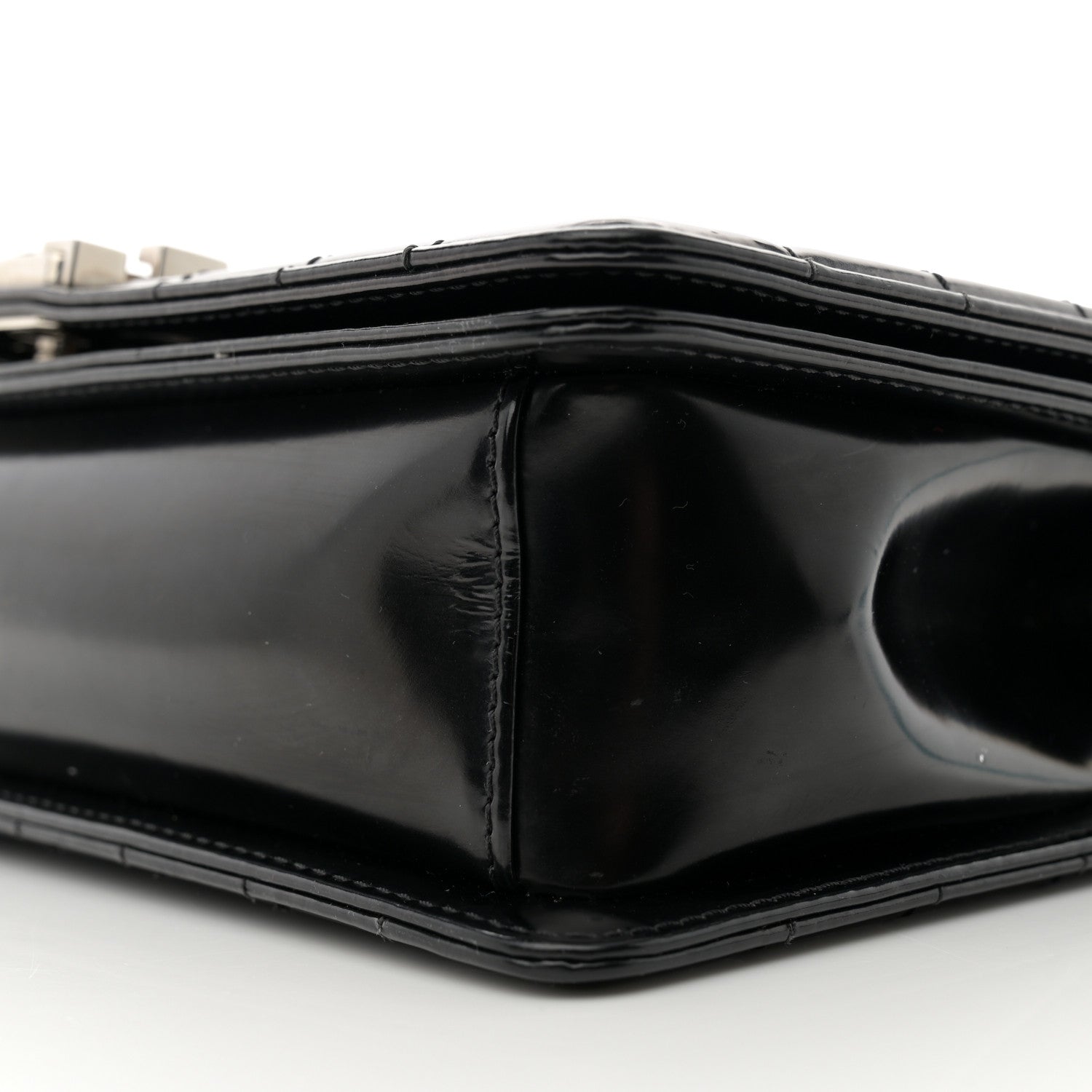 Chanel Glazed Calfskin Medium Boy Flap Black 10 of 13