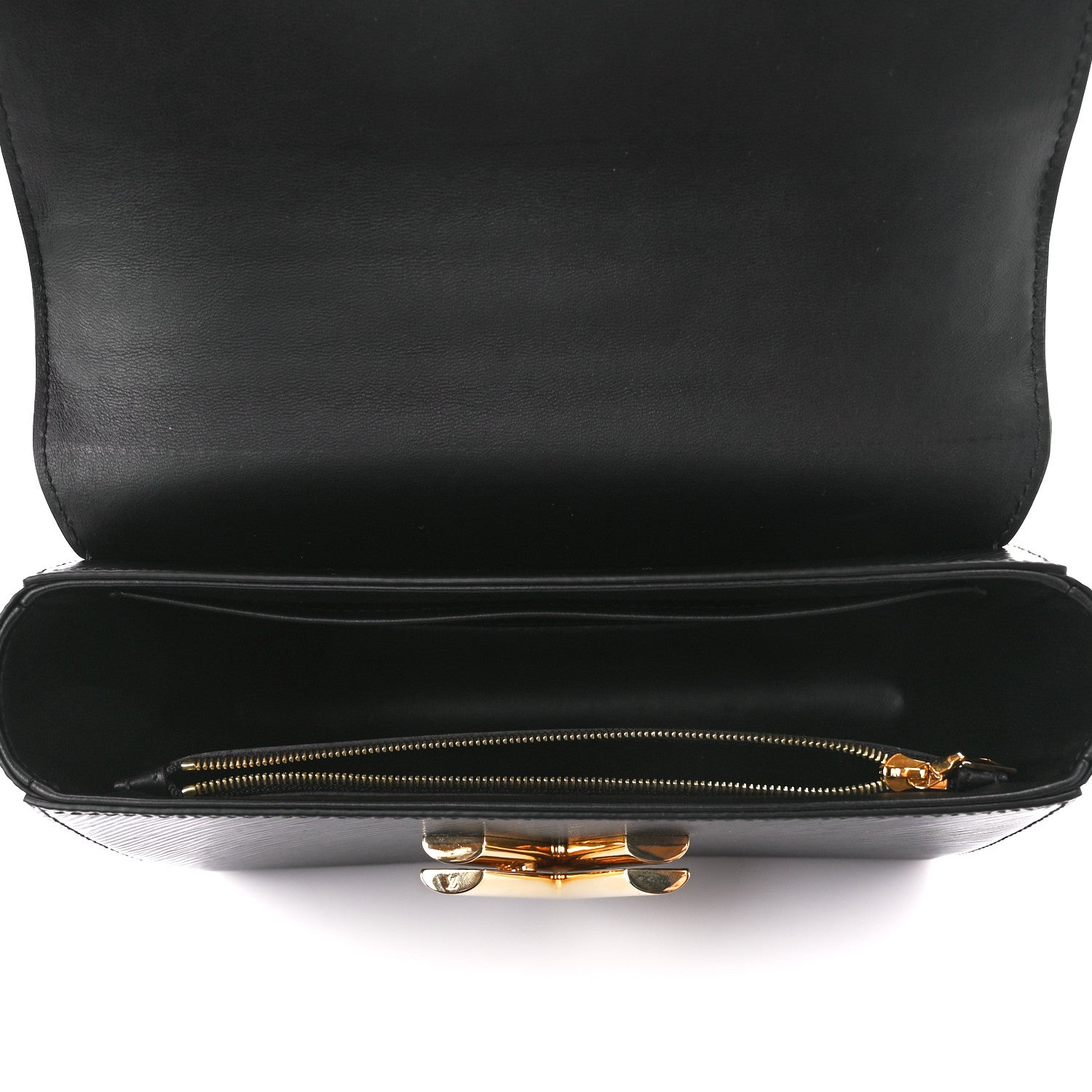 Louis Vuitton Epi Twist Braided Strap Shoulder Bag MM Black 6 of 10