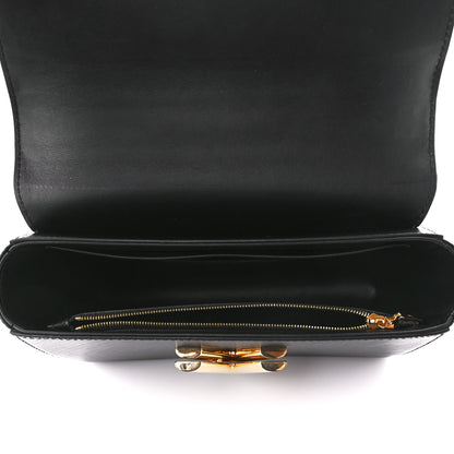 Louis Vuitton Epi Twist Braided Strap Shoulder Bag MM Black 6 of 10