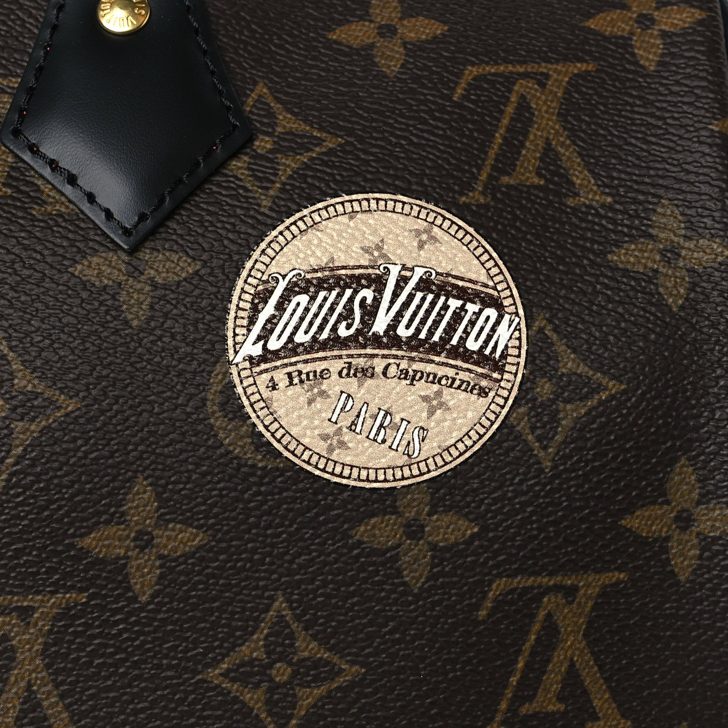 Louis Vuitton Monogram My World Tour Speedy Bandouliere 30 Black 6 of 9