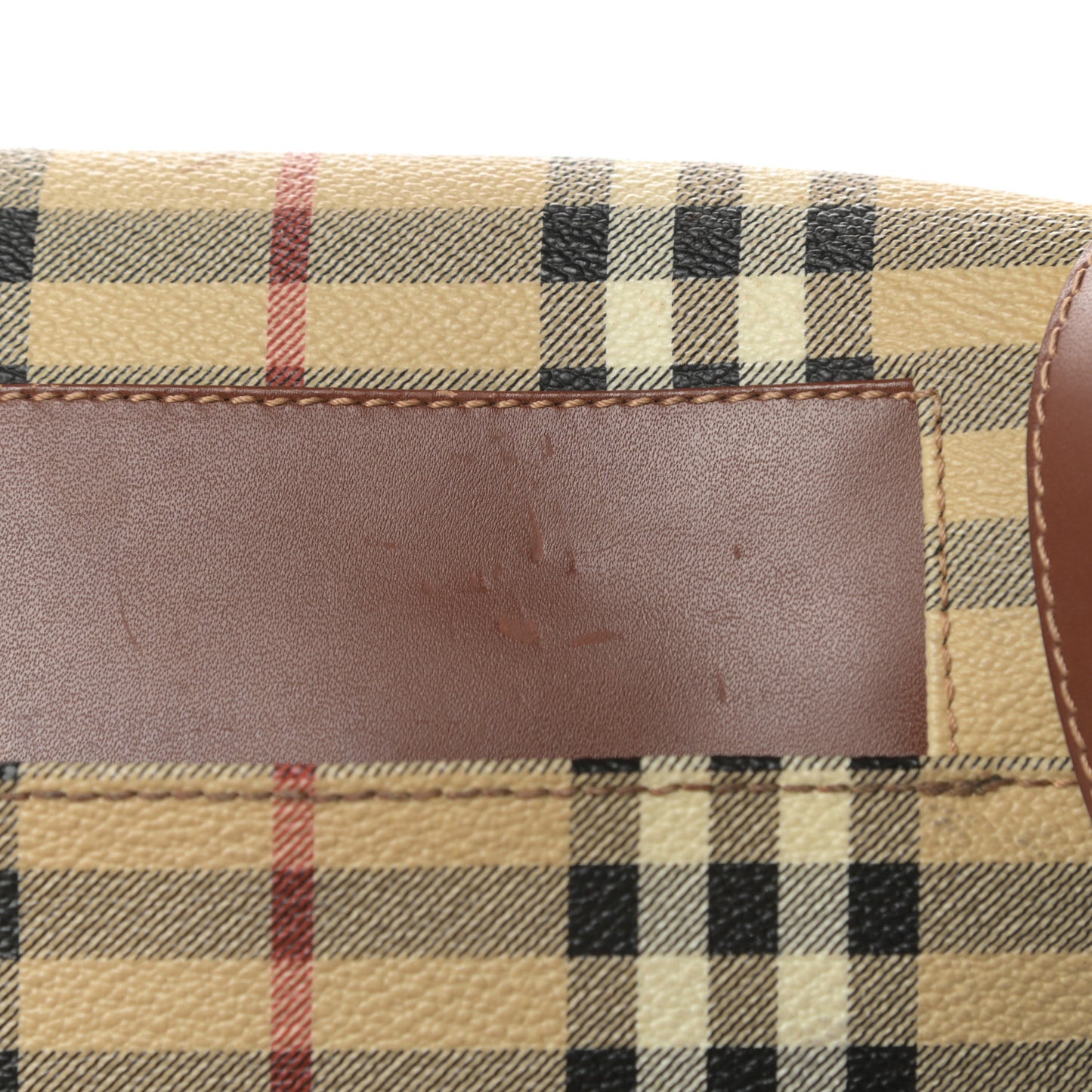 Haymarket Check Messenger Bag Brown