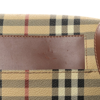 Burberry Haymarket Check Messenger Bag Brown 14 of 17