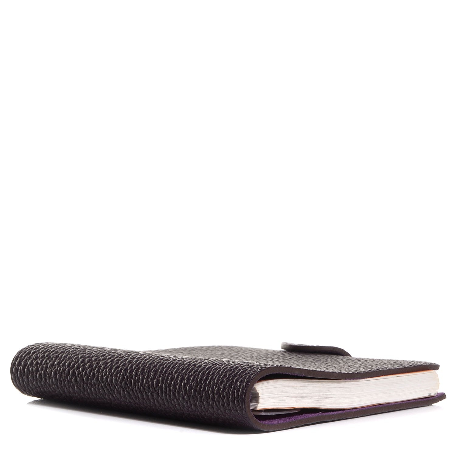 Hermes Togo Ulysse PM Notebook Cover Raisin 4 of 13