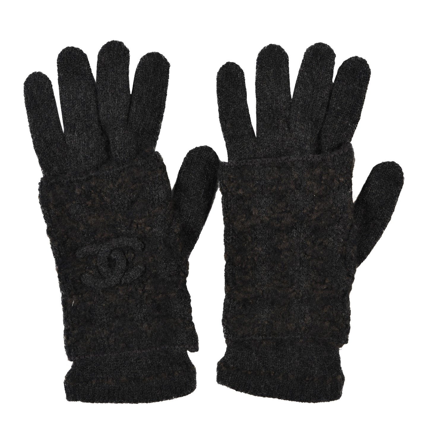 Cashmere Silk CC Gloves Dark Grey