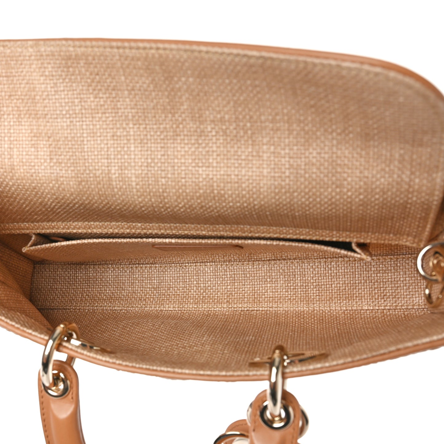 Raffia Macro Cannage Lady D-Joy Natural