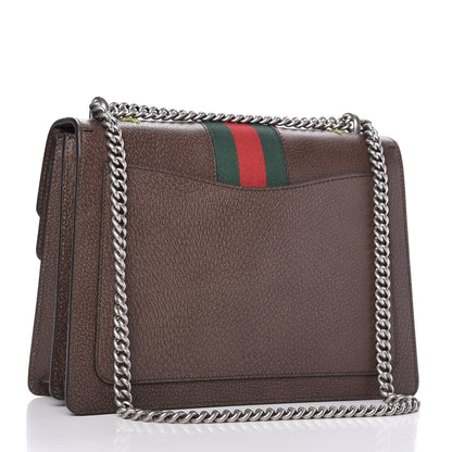 Gucci Calfskin Web Floral Embroidered Medium Dionysus Shoulder Bag New Acero 4 of 11