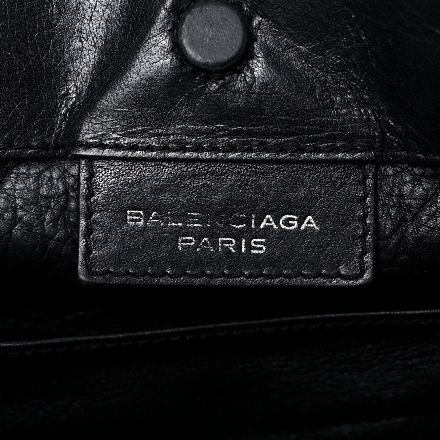Calfskin Papier Mini A4 Tote Black