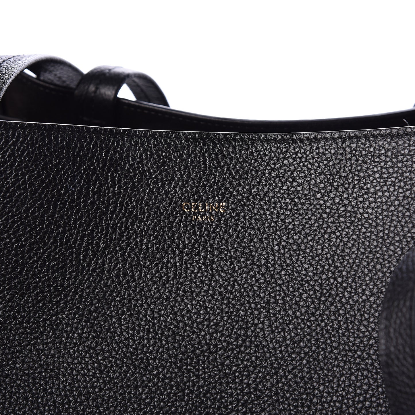Soft Grained Calfskin Medium Belt Cabas Phantom Black