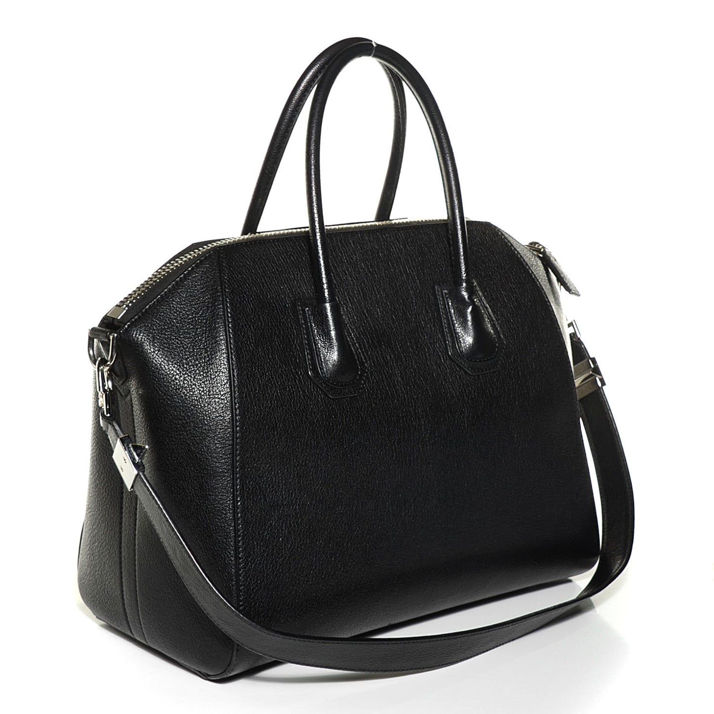 Sugar Goatskin Medium Antigona Black