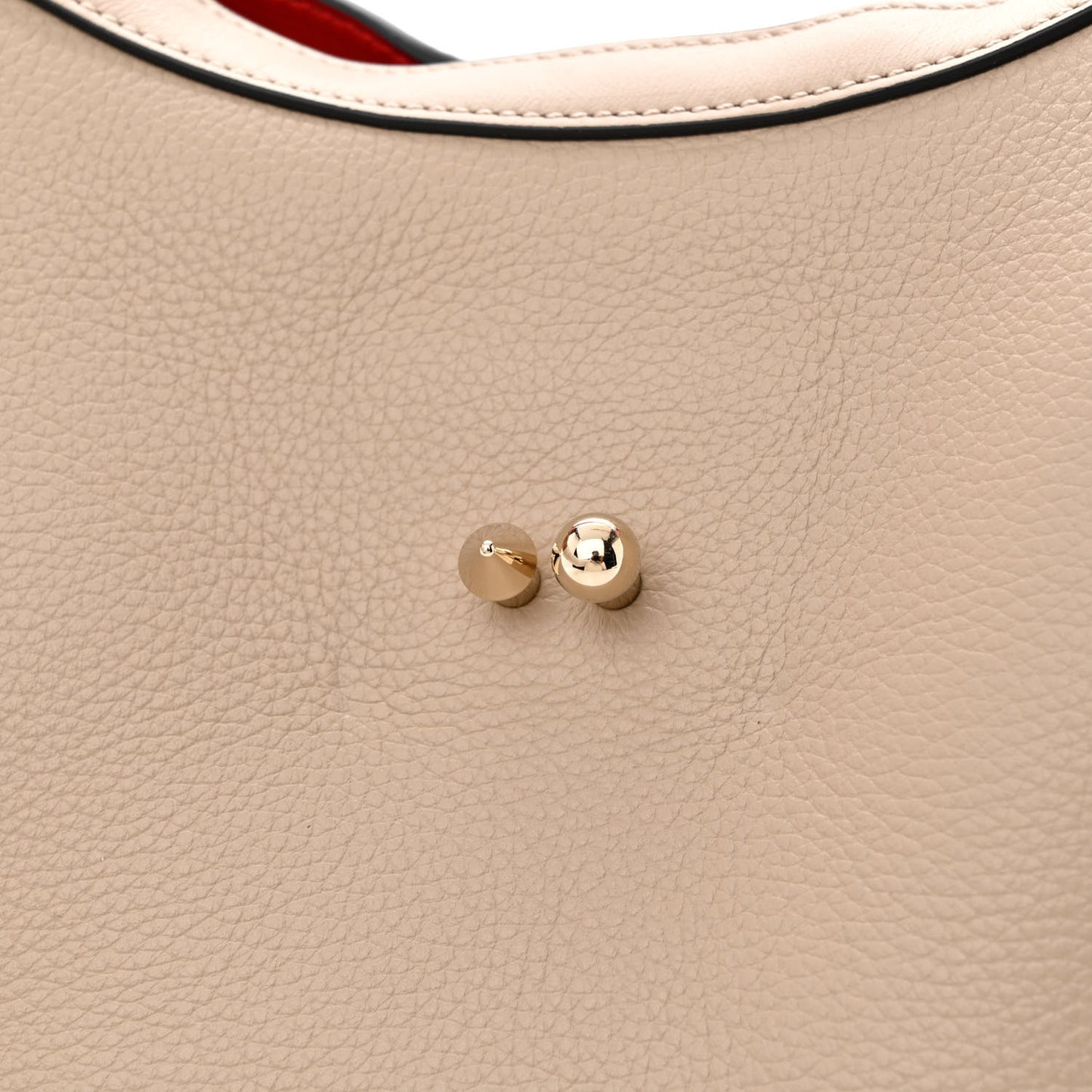 Grained Calfskin Carasky Shoulder Bag Feve