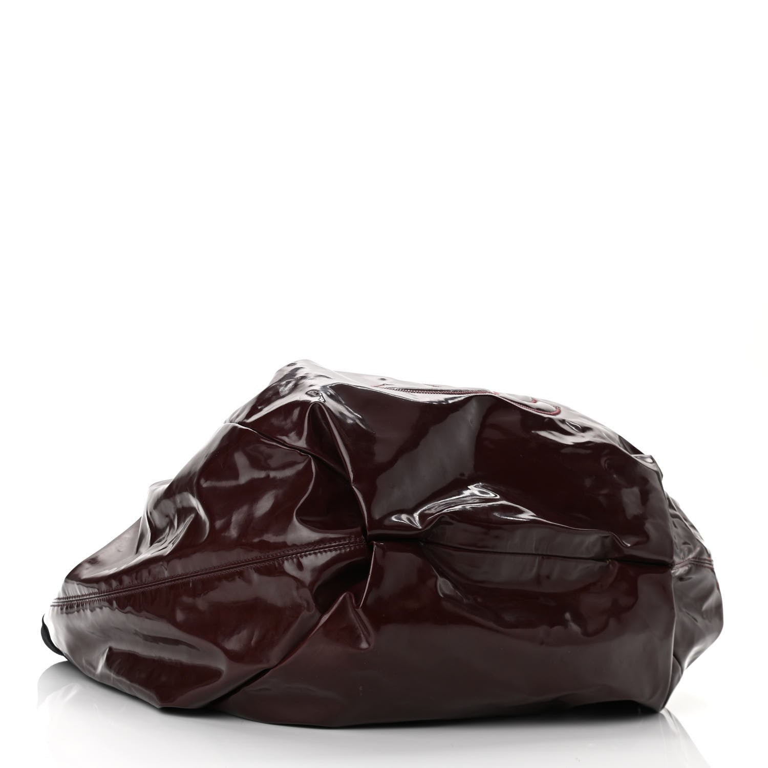 Chanel Vinyl Large Stretch Spirit Cabas Burgundy 4 of 10