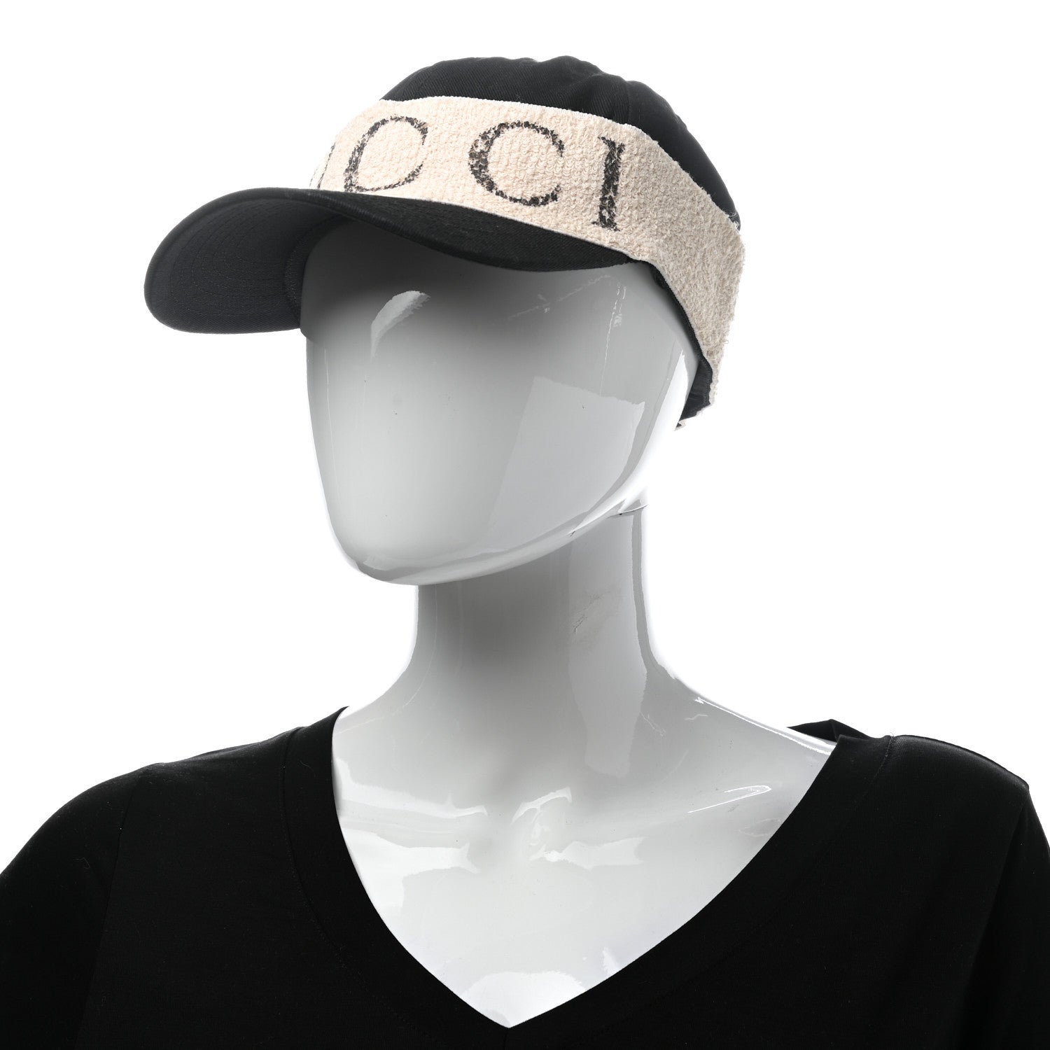 Gucci Gabardine Gucci Headband Baseball Hat L Black 2 of 9