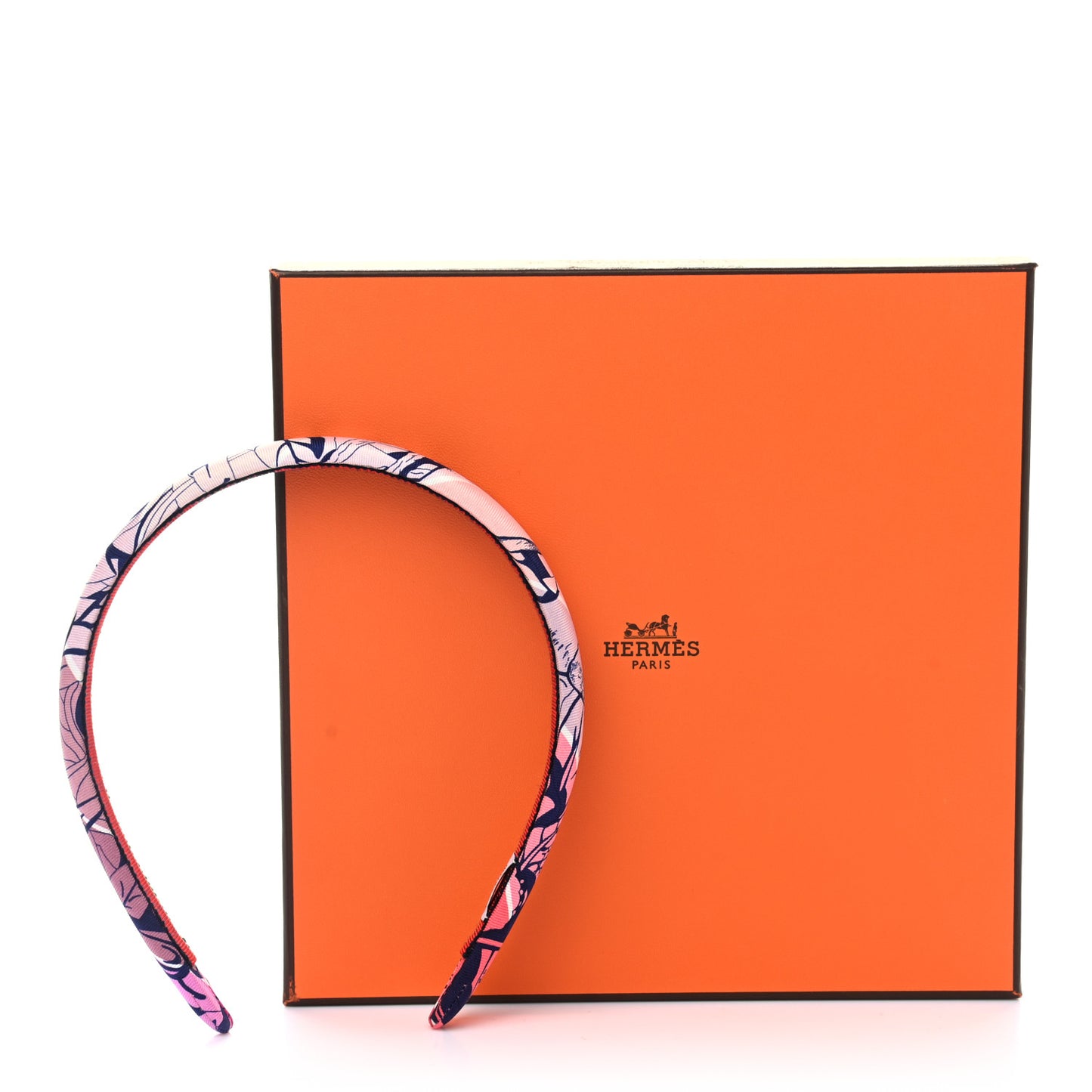 Silk Twill Jungle Love Rainbow Elsa Headband Rose