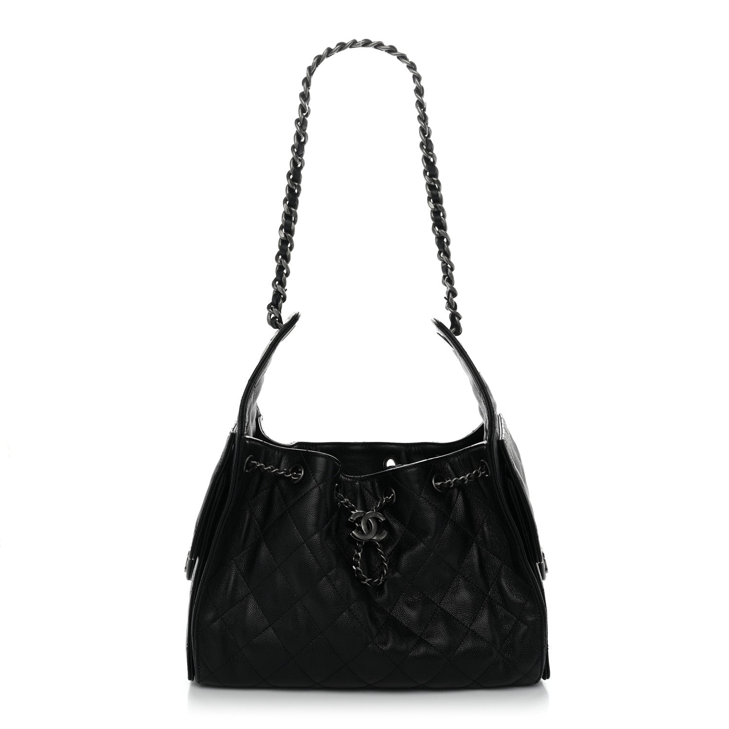 Chanel Caviar Quilted Small Chanel 25 Handbag Black 1 of 12