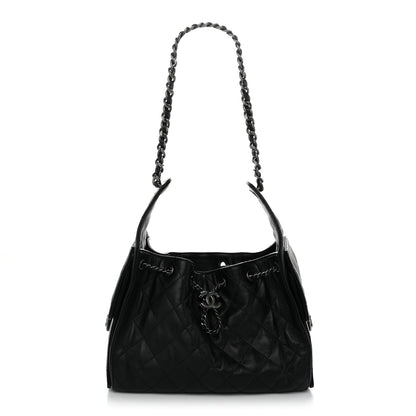 Chanel Caviar Quilted Small Chanel 25 Handbag Black 1 of 12