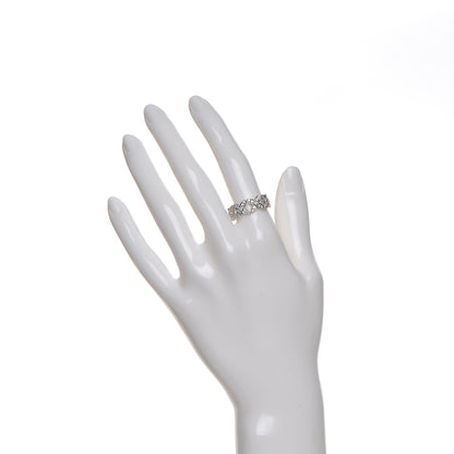 Louis Vuitton 18K White Gold Diamond Les Craquantes Band Ring in size 54 7 2 of 5