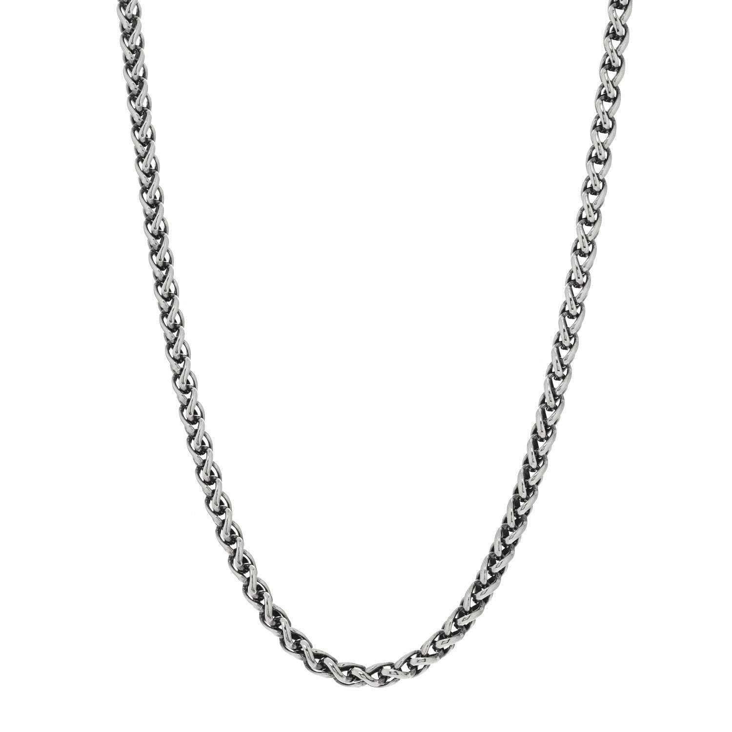 David Yurman Sterling Silver 4mm Wheat Chain Necklace 1 of 4