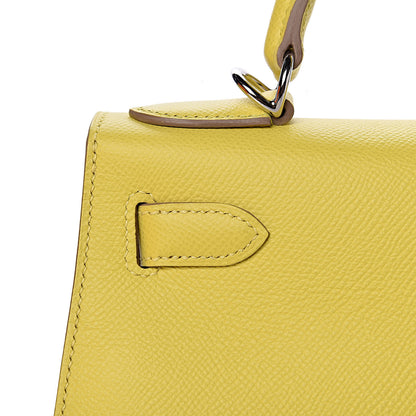 Hermes Epsom Kelly Sellier 28 Lime 30 of 37