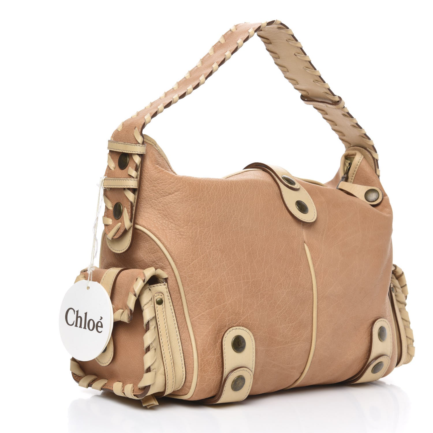 Chloe Calfskin Silverado Hobo Chamois 3 of 11