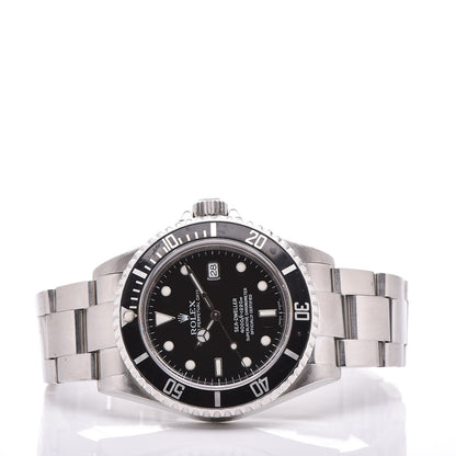 Rolex Stainless Steel 40mm Sea-Dweller Oyster Perpetual Watch Black 16600 3 of 6