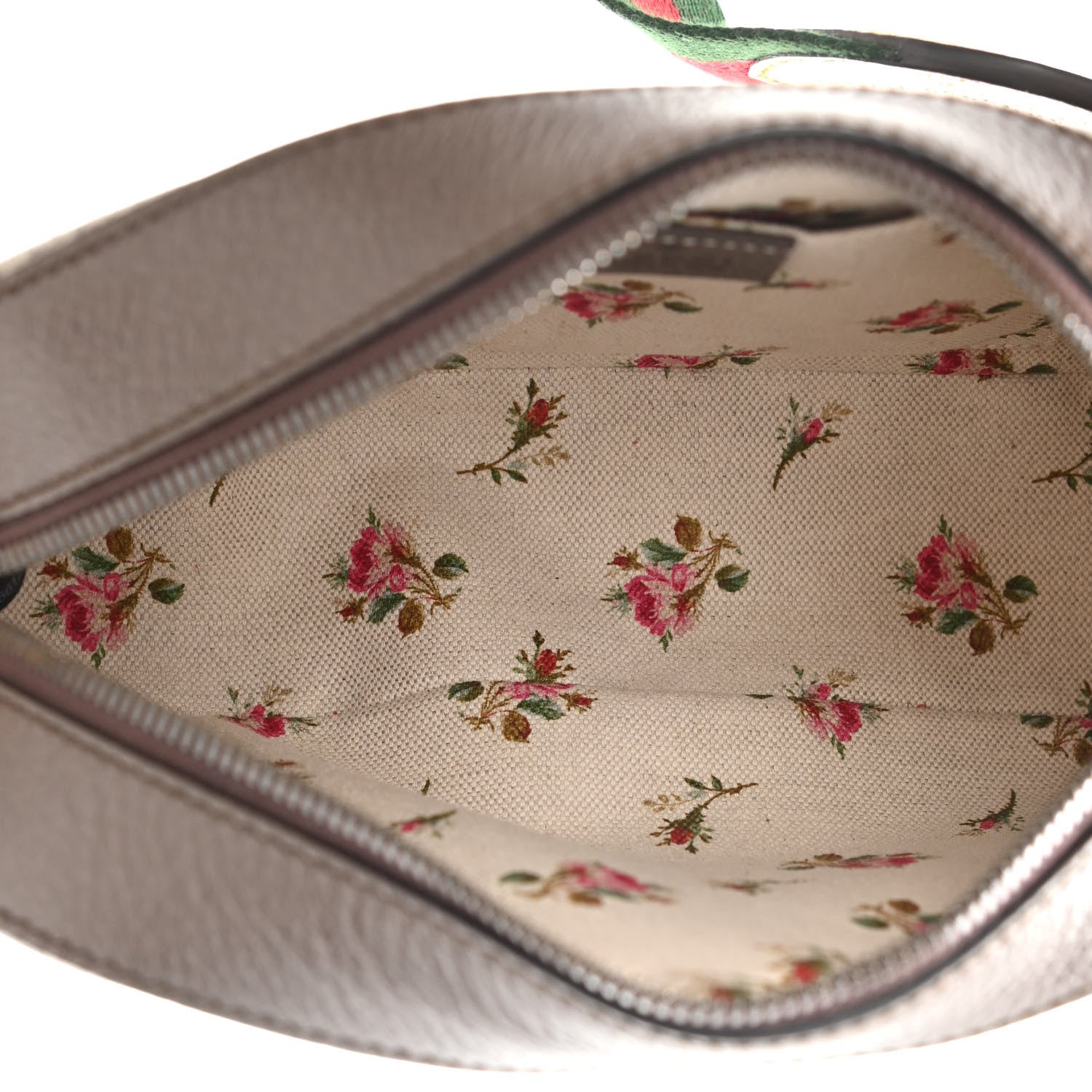 Gucci GG Supreme Monogram Web Neo Vintage Shoulder Bag Beige New Acero Crop 5 of 11