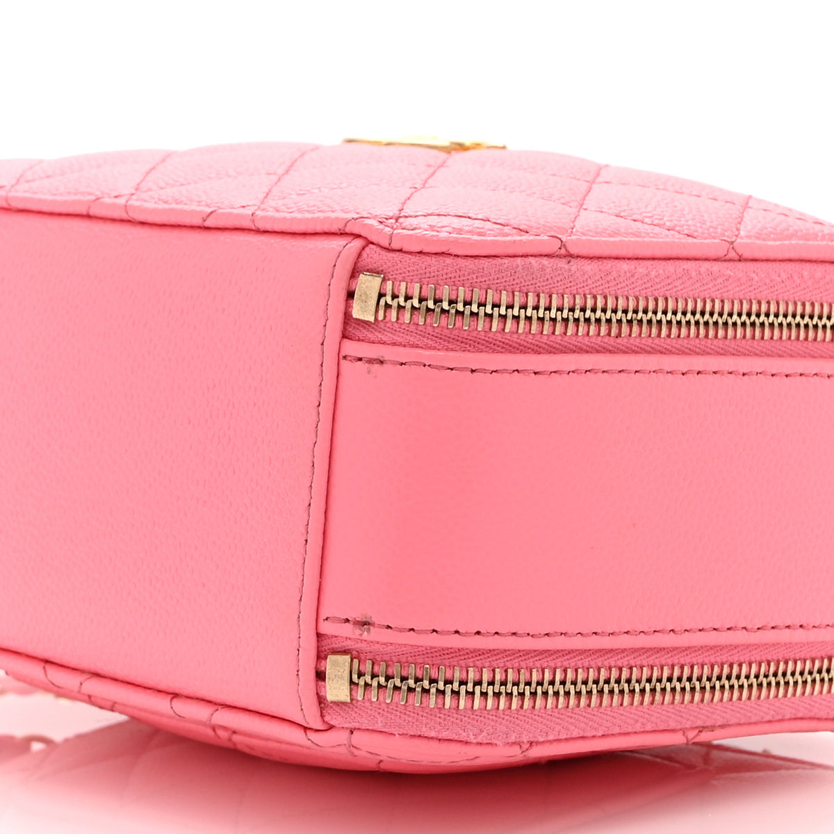 Chanel Caviar Quilted Pick Me Up Mini Vanity Case Pink 11 of 11