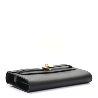 Hermes Epsom Kelly Wallet To Go Black 4 of 8