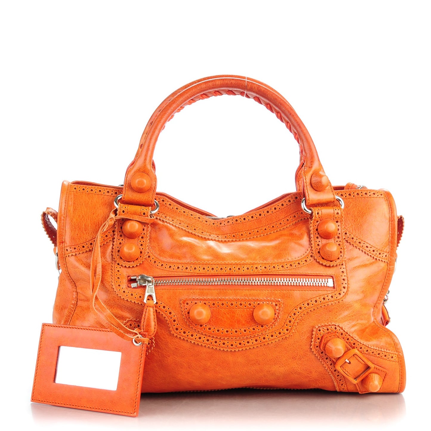 Agneau Giant Brogues Hardware City Mandarine