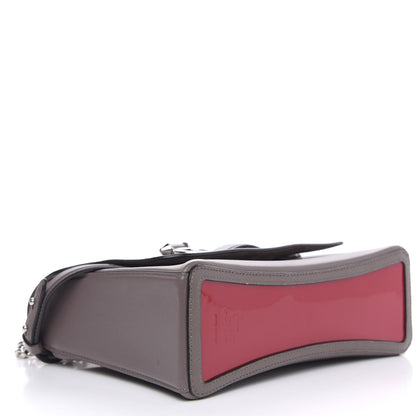 Christian Louboutin Pebbled Calfskin Medium Rubylou Shoulder Bag Storm 5 of 12